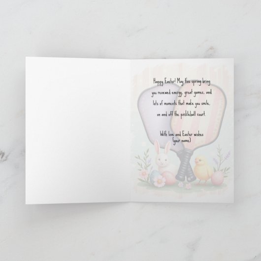 Easter Dinks & Paddle Winks Feestdagen Kaart (Binnen)