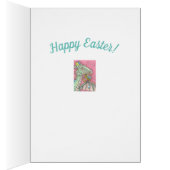 EASTER DRAGON EGG DROP GREETTE NOTE KAART Verse (Binnen (Rechts))