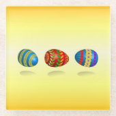 Easter Eggі Glazen Onderzetter (Voorkant)