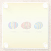 Easter Eggі Glazen Onderzetter (Achterkant)