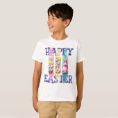 Easter Egg Basket Joy T-shirt (Voorkant volledig)