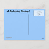 Easter Egg bezorgservice Feestdagenkaart (Achterkant)