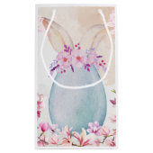 Easter egg blue klein cadeauzakje (Achterkant)