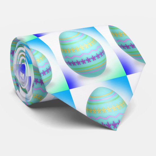 Easter Egg Blues Stropdas (Opgerold)