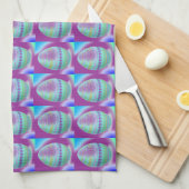 Easter Egg Blues Theedoek (Quarter Fold)