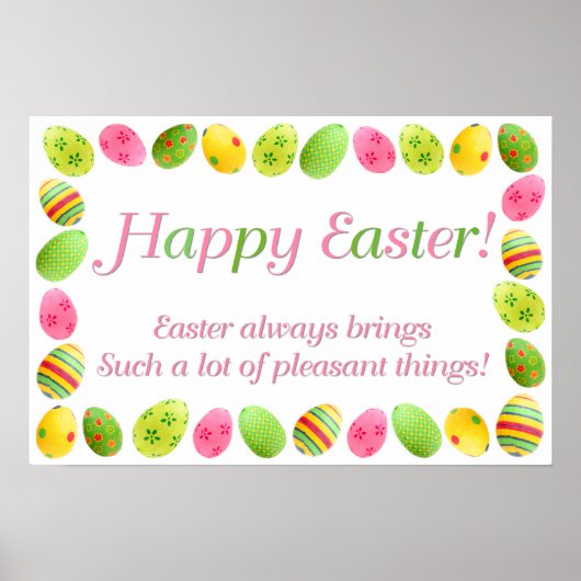 Easter Egg Border Print (Voorkant)