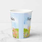  Easter Egg Brunch Chick Easter Bunny Party Papieren Bekers (Rechts)