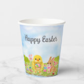  Easter Egg Brunch Chick Easter Bunny Party Papieren Bekers (Voorkant)