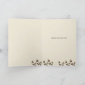 Easter Egg Bunny Folk Schattigee Inspiratie Kaart (Binnen)