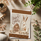 Easter Egg Bunny Folk Schattigee Inspiratie Kaart