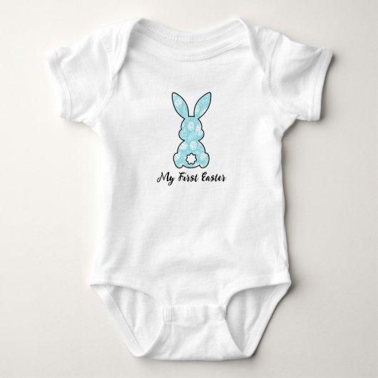 Easter Egg Bunny - Mijn eerste Pasen Romper (Voorkant)