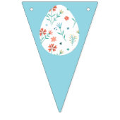 Easter Egg Bunting met florale design Vlaggetjes (Derde vlag)