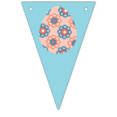 Easter Egg Bunting met florale design Vlaggetjes (Tweede vlag)