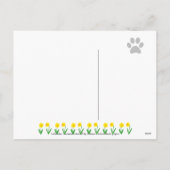 Easter Egg Chocolate Labrador Cartoon Feestdagenkaart (Achterkant)