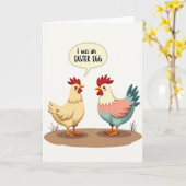 Easter Egg Confession Greeting Card Kaart (Gele Bloem)