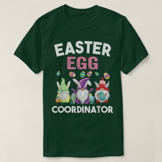 Easter Egg Coordinator Funny Boys Girls Teens Cool T-shirt (Design voorkant)