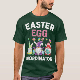 Easter Egg Coordinator Funny Boys Girls Teens Cool T-shirt