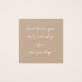 Easter Egg Easter Nest Business Vierkante Visitekaartjes (Achterkant)