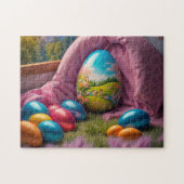 "Easter Egg" - Een symbool van vernieuwing en vreu Legpuzzel (Horizontaal)
