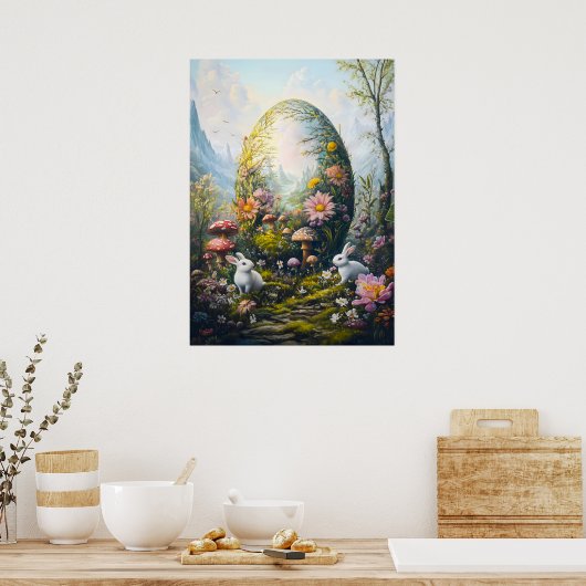 Easter Egg Fantasy Poster (Keuken)