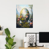 Easter Egg Fantasy Poster (Thuiskantoor)