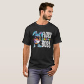 Easter Egg Floss Like A Boss Boys Girls Hunter Hun T-shirt (Voorkant volledig)