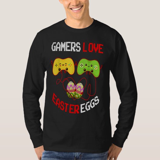 Easter Egg for Women Gamers Love T-shirt (Voorkant)