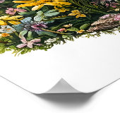 Easter Egg Forest Fantasy Natuur Muurkunst Poster (Hoek)