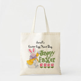 EASTER EGG HUNT BAG TOTE BAG