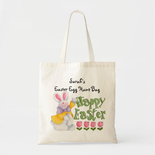 EASTER EGG HUNT BAG TOTE BAG (Voorkant)