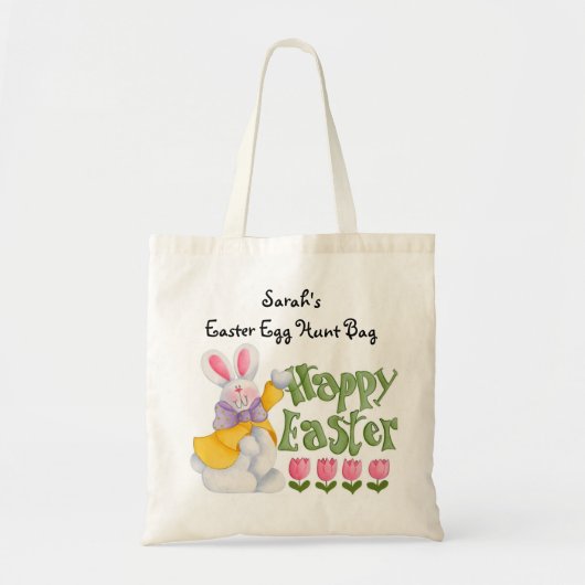 EASTER EGG HUNT BAG TOTE BAG (Voorkant)