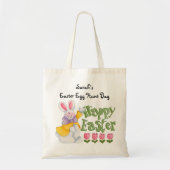 EASTER EGG HUNT BAG TOTE BAG (Voorkant)