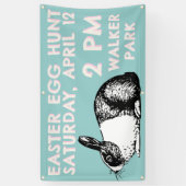 Easter Egg Hunt Banner - Easter Bunny (Verticaal)