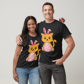 Easter Egg Hunt Bunny Ear Cat Easter Day 2023 T-shirt (Unisex)