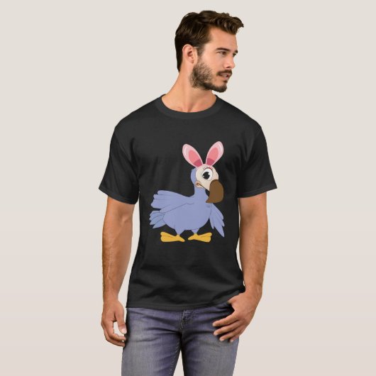 Easter Egg Hunt Bunny Ear Dodo Bird Easter Day 202 T-shirt (Voorkant volledig)