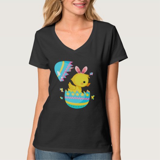 Easter Egg Hunt Bunny Ear Duck Easter Day 2023 T-shirt (Voorkant)