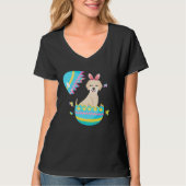 Easter Egg Hunt Bunny Ear Great Pyrenee Easter Day T-shirt (Voorkant)