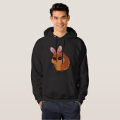 Easter Egg Hunt Bunny Ear Squirrel Easter Day 2023 Hoodie (Voorkant volledig)