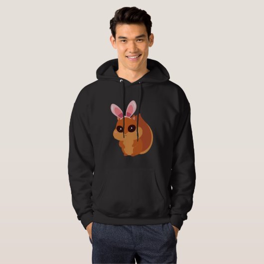 Easter Egg Hunt Bunny Ear Squirrel Easter Day 2023 Hoodie (Voorkant volledig)