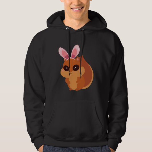 Easter Egg Hunt Bunny Ear Squirrel Easter Day 2023 Hoodie (Voorkant)