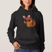 Easter Egg Hunt Bunny Ear Squirrel Easter Day 2023 Hoodie (Voorkant)