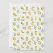 Easter Egg Hunt Bunny Schattige Konijn Kaart (Achterkant)