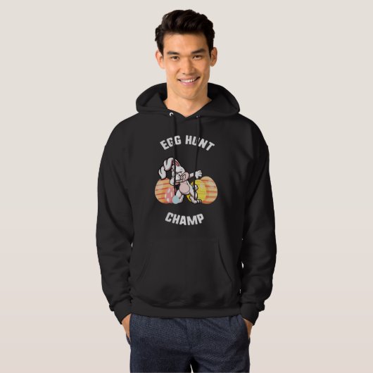 Easter Egg Hunt Champ Dabbing Bunny Candy kids  Sp Hoodie (Voorkant volledig)