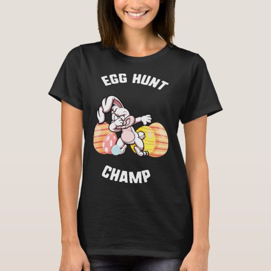 Easter Egg Hunt Champ Dabbing Bunny Candy kids  Sp T-shirt (Voorkant)