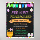 Easter Egg Hunt Fundraiser School evenement sjablo Poster (Voorkant)
