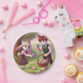 Easter Egg Hunt - grillige konijnenviering Papieren Bordje (Feest)