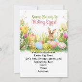 Easter Egg Hunt Invitation – Spring Easter Party Kaart (Voorkant)