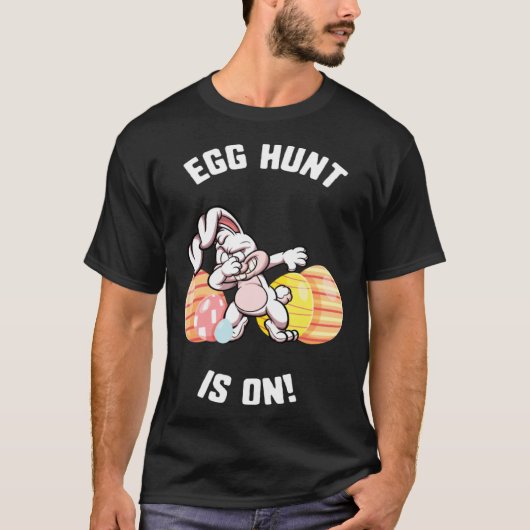 Easter Egg Hunt Is On Dabbing Bunny Candy kids  Sp T-shirt (Voorkant)