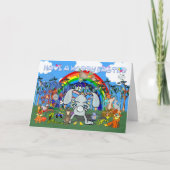 Easter Egg Hunt Kaart, Interactief plezier Feestdagen Kaart (Voorkant)