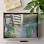 Easter Egg Hunt Kinderen en Roze Tulpen Tissuepapier (Geschenk)